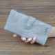 Multifunctional Denim Pattern PU Zipper Wallet Bag Case Cover For 5.0 Inch Smartphone