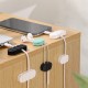 JR-ZS209 Desktop Tidy Management Cable Organizer Winder for iPhone X XS Huawei Xiaomi Mi9 S10 S10+ Data Cable and Mouse Headphone Wire Non-original