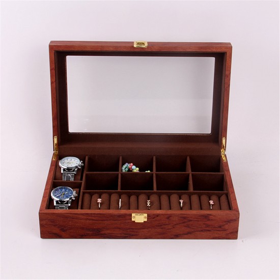 Woden Watch Boxes Necklace Jewelry Watch Display Box