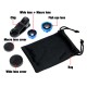 Universal Clip Camera Lens 0.67 Wide Angel+180 Degree Fish Eye+Macro For Mobile Phone Tablet