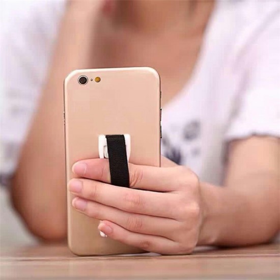 Universal Elastic Band Finger Grip Sticky Phone Holder Stand Bracket for Smart Phone Tablet