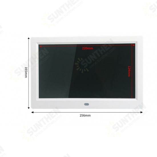 10.1 Inch HD Digital Photo Frame 1024x600P HD Ultra-Thin LED Electronic Photo Album LCD Photo Frame