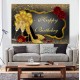 150x100CM 220x150CM 250x180CM Spray Painted Vinyl Gold Balloon Glass Rose Photography Backdrop Background Cloth