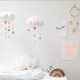 1PC Soft Baby Room Cotton Clouds Wall Hanging Room Ornaments Scene Photography Props Home Decor