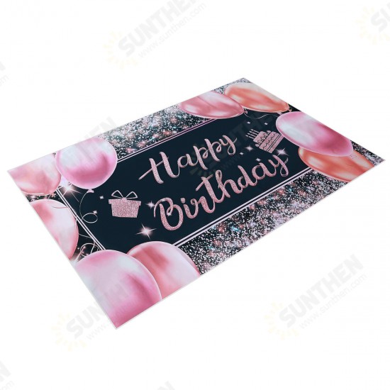 3 Sizes Happy Birthday Backdrop Banner Photography Background Studio Prop Decoration Party Poster