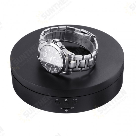 360 Degree Round Rotating Automatically Turntable Display Stand Photography Studio Prop Shooting Stand