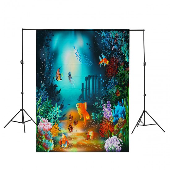 3x5FT 8x10FT Flamingo Fish Unicorn Animals Photography Backdrop Studio Prop Background