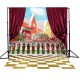 3x5ft Children House Fence Photography Background Backdrop Studio Prop