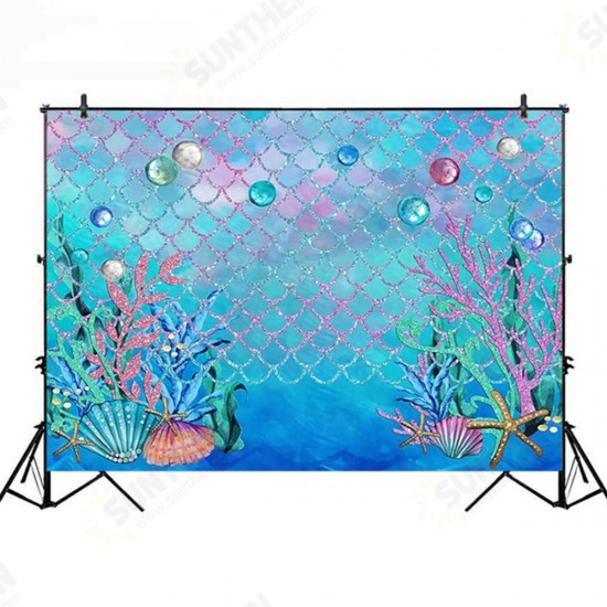 5x3FT 7x5FT 9x6FT Marine Coral Photography Backdrop Background Studio Prop - 0.9x1.5m