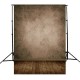 5x7FT Brown Wall Wooden Floor Photography Backdrop Photo Background