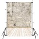 5x7FT Paper Wall Wood Floor Photography Backdrops Studio Photo Props Background