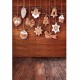 5x7FT Vinyl Christmas Wood Floor Wall Photography Backdrop Background Studio Prop