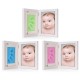 7 Inch New Born Baby Hnad Foot Print Clay Wood Photo Frame Stand Home Decor