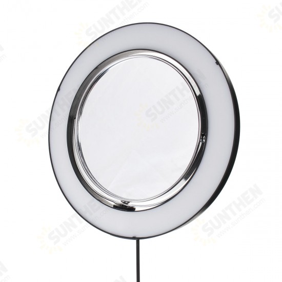 8.66inch Live Stream Makeup Mirror Selfie LED Ring Light Fill-in Light With Remote Control Cell Phone Holder