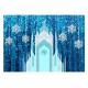 8x6ft 7x5ft 5x3ft Vinyl Cloth Romantic Ice Castle Photography Background Studio Photo Props Backdrop for Wedding Birthday Party