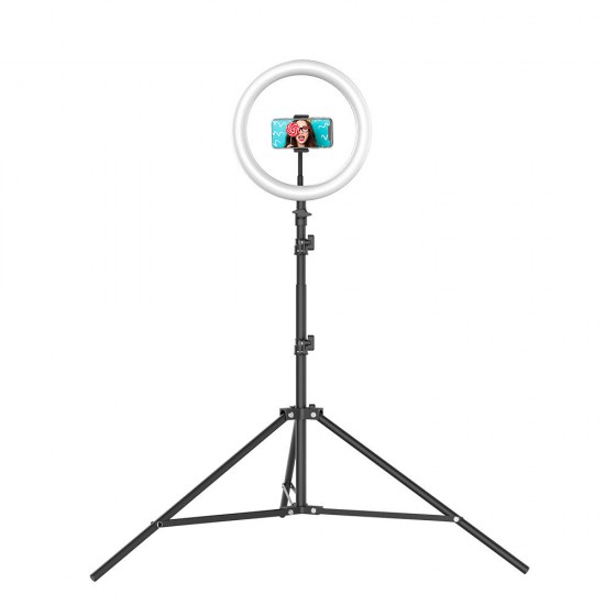 BW-SL2 10 Inch USB LED Ring Light Selfie Tripod for VK Tiktok Youtube Live Makeup with 160cm Stand