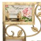 Bronze Floral Wall Hanging Collage Photo Frames Picture Display Decor Gift 6X4inch