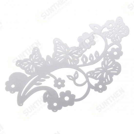 Butterflies Flower Vine Pattern Scrapbooking DIY Album Card Paper Art Craft Maker Metal Cutting Dies