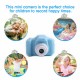 Cartoon Anti-fall Mini Children Camera 2.0 inch Screen Support Photo Video Game Function Birthday Gift Kids LCD HD Rechargeable Video Toddler Educational Toy