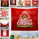 Christmas Hanging Cloth Custom Red Santa Claus Bedside Photography Background Cloth Wall Bedside Decoration Tapestry