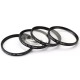 Close-up +1/+2/+4/+10 49/52/55/58/62/67/72/77mm Lens Filter Storage Bag Lens Hood Cap Blower Brush Kit Set