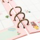 DIY Retro Photo Album Scrapbook Metal Spiral Binder Clip