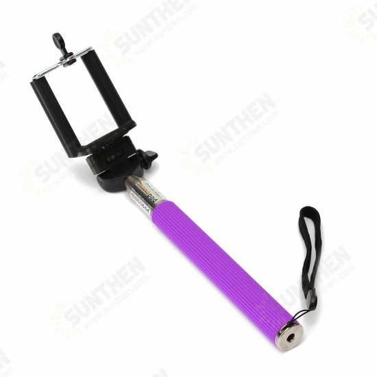 Extendable Handheld Selfie Stick Monopod with Clip for Smartphone