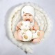 Handmade Newborn Baby Photography Photo Props Backdrop Wool Knitting Blanket