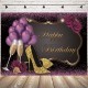 Happy Birthday Party Photo Photography Backdrop Cloth Studio Background Home Decoration Props