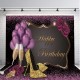 Happy Birthday Party Photo Photography Backdrop Cloth Studio Background Home Decoration Props