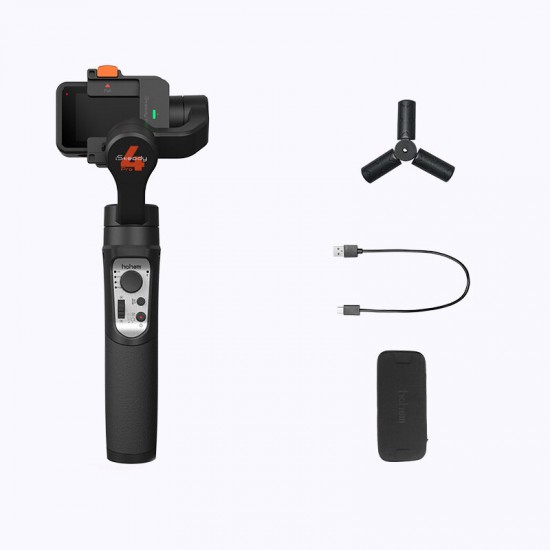 iSteady Pro 4 bluetooth 3-Axis Action Handheld Gimbal Stabilizer for Gopro 10 9 8 7 6 Insta360 One R for Dji Osmo Sport Camera Video Vlog Shooting APP Remote Control 12H Battery Life PTZ