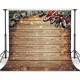 Horizontal Vertical Christmas Photography Backdrop Snowflake Glitter Wood Wall Photo Background Studio Home Party Decor Props