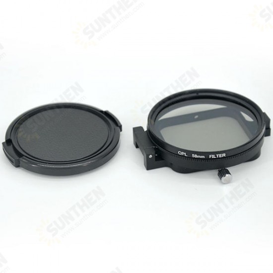 58mm CPL Filter Lens for Gopro Hero 5 Black Waterproof Housing Case