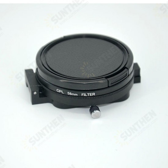 58mm CPL Filter Lens for Gopro Hero 5 Black Waterproof Housing Case