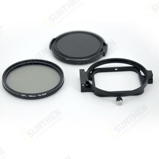 58mm CPL Filter Lens for Gopro Hero 5 Black Waterproof Housing Case