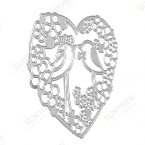 Love Birds Pattern DIY Cutting Scrapbook Card Photo Album Paper Embossing Craft Decoration