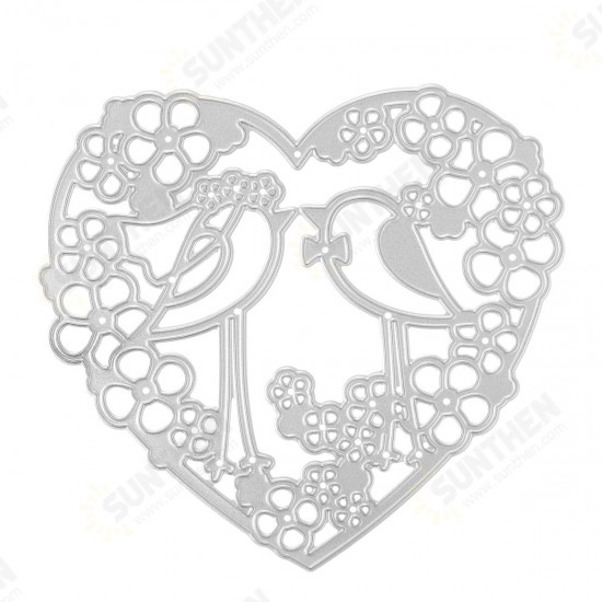 Love Birds Pattern DIY Cutting Scrapbook Card Photo Album Paper Embossing Craft Decoration