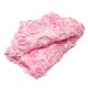 Newborn Baby 3D Rose Flower Rug Blanket Photography Props Photo Backdrop