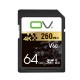 OV1PR2000X 64GB Storage Card SD Memory Card High Speed 260MB/S 4K Full HD Micro SD Card for Mobile Phone Camera