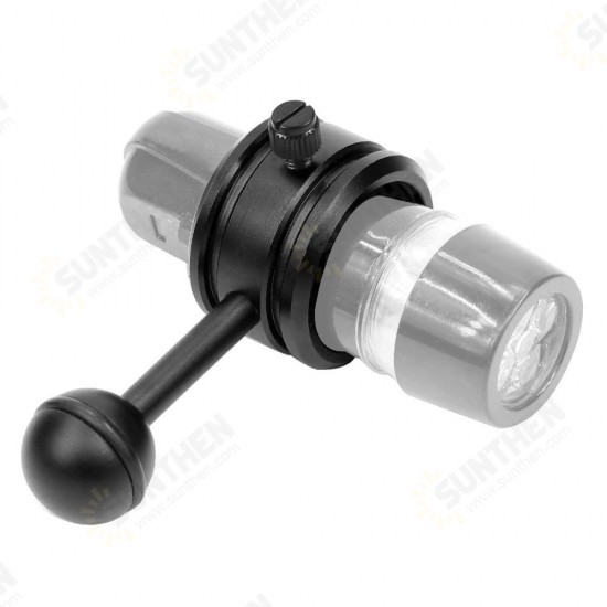 PU254 1 Inch Ball Head Mount Adapter Magic Arm To Diving Light Fixed Clip for Underwater Diving Strobe Housing Light