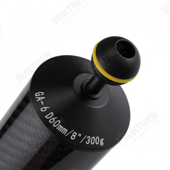 PU3027 Double Ball Head 60mm Buoyancy Arm for Underwater Diving Photography