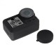 PU330B Protective Housing Case with Lens Cover Cap for DJI Osmo Action Sports Camera