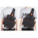 PU5014B Triangle Style SLR Camera Bag Sling Waterproof Backpack Shoulder Messenger Bags with Removable Lens Bag