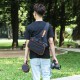 PU5014B Triangle Style SLR Camera Bag Sling Waterproof Backpack Shoulder Messenger Bags with Removable Lens Bag