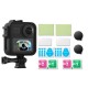 Protective Case Shell Frame Lens Cap 9H Tempered Film for GoPro Max Action Sports Camera