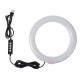 RK43 8 Inch 3200K-6500K LED Ring Light Selfie Makeup Mirror Fill Light Photographic Lamp for Youtube Live Broadcast Video Photo