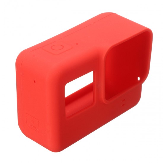 Soft Silicone Housing Case Protective Cover And Lens Cap For GoPro Hero 5 Camera