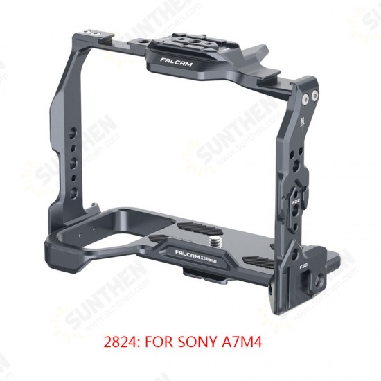 F22 2824 Camera Cage for Sony A7M4 Quick Release System Protective Metal Cage Stabilizer for Sony A7 M4