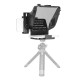 PT-15 Smartphone DSLR Camera Teleprompter Prompter Phone Holder with Remote Control Lens Adapter 3 Cold Shoe Mount for Video Live Broadcast