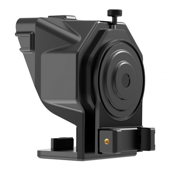 PT-15 Smartphone DSLR Camera Teleprompter Prompter Phone Holder with Remote Control Lens Adapter 3 Cold Shoe Mount for Video Live Broadcast
